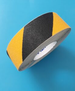 Băng keo cảnh báo màu sọc vàng đen, bản rộng 50mm x 18.3m  H34060050D HESKINS