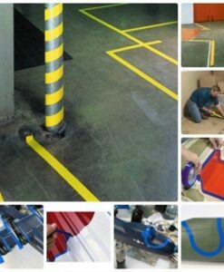 Băng keo dán nền, bản rộng 50mm x 33m, độ dày 0.125mm,   màu vàng VINYL TAPE 764 3M