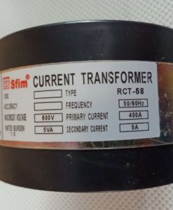 Biến dòng RCT 400/5A màu đen đo dòng Ample  RCT-58 CML