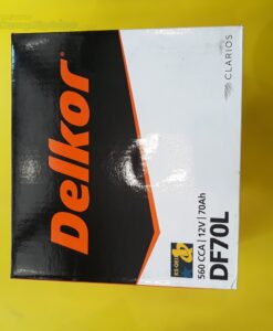Bình ắc quy khô 560CCA, 12V, 70AH  DF70L DELKOR