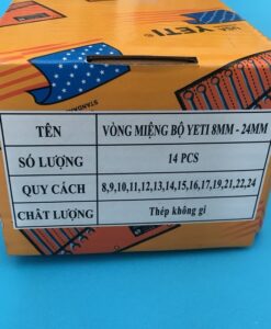 Bộ cờ lê vòng miệng 14 chi tiết 8-24mm VM14-YETI-8-24 Yeti