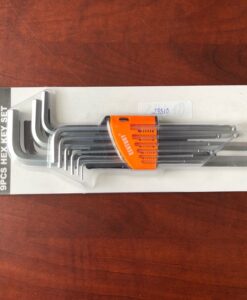 Bộ lục giác 9 cây đầu bi, xi mờ 060803C-9L Century