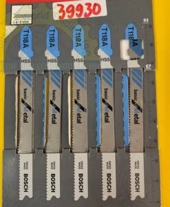 Bộ lưỡi cưa sắt 5 cây dài 3-5/8 inch  T118A BOSCH