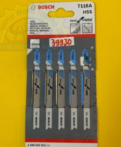 Bộ lưỡi cưa sắt 5 cây dài 3-5/8 inch T118A BOSCH