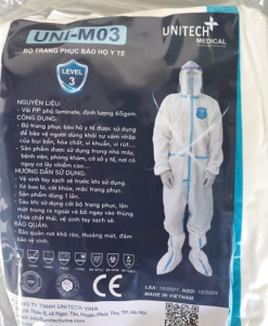 Bộ phòng dịch level 3 - Set 7 món UNI-M03 UNITECH