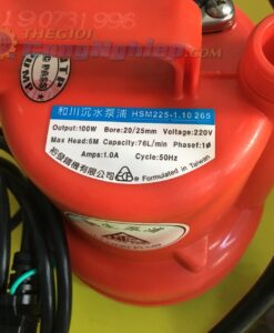 Bơm chìm hút nước thải mini 100W*3/4'' 220v HSM220-1.10 265 NationPump