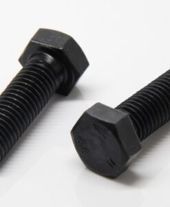 1kg Bu lông con tán lục giác ngoài thép đen, ren suốt M12x40mm  TGCN-49423 vhardware