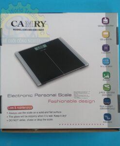 Cân sức khỏe điện tử mặt kính cường lực có tải trọng tối đa 180kg EB9380-S744 CAMRY