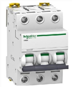 Cầu dao tự động MCB 3P 63A dòng cắt ngắn mạch 6kA  A9F74363 schneider-electric