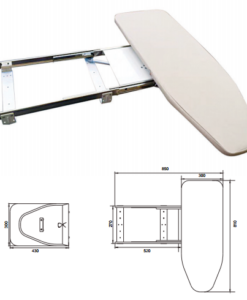 Cầu là âm tủ xoay 90   GW13 Garis