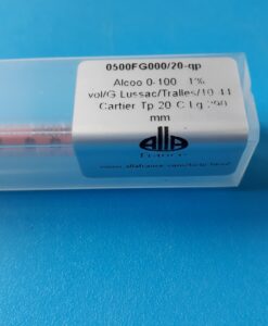 Cồn kế alla 0-100, vạch chia 1%  0500FG000/20-qp Alla-France