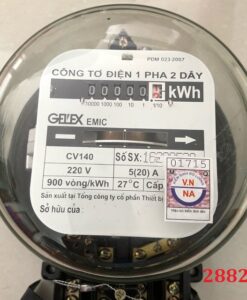 Công tơ điện 1 pha 2 dây  CV140 Gelexemic