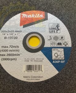 Đá cắt kim loại 355x3x25.4mm B-10730 Makita