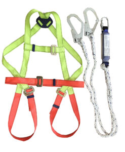 Dây đai an toàn toàn thân 2 móc lớn Tenma có giảm sốc DAT-VN-29 OEM-209