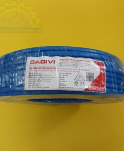 Dây đôi mềm ovan vcmo 2x2.5 (300/500v) màu xanh dương, ruột đồng cấp 5, cách điện và vỏ bằng pvc  TGCN-47292 Cadivi