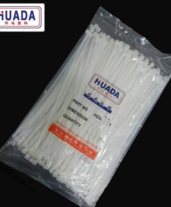 Dây rút nhựa màu trắng 10 x 650mm  TGCN-30880 HUADA