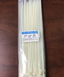 Dây rút nhựa màu trắng 8 x 300 mm TGCN-16729 HUADA