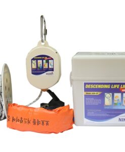 Dây thoát hiểm dài 9m, độ bền kéo sợi dây và đai thắt lưng 900~1000kg  KDD-3F Nikawa
