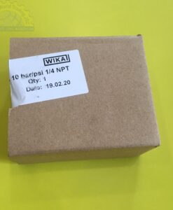 Đồng hồ đo áp suất 0-10 bar mặt 63mm  213.53 WIKA