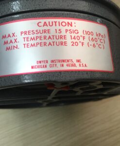 Đồng hồ đo chênh áp 100pa  2300-100Pa DWYER