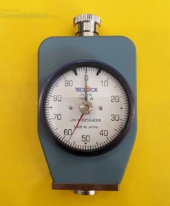 Đồng hồ đo độ cứng cao su, Type A, có mặt điều áp 18mm GS-719R Teclock