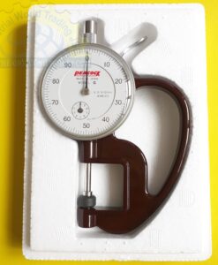 Đồng hồ đo độ dày loại hiển thị cơ 0-10mm/0.01mm, 20.2mm throat Đồng hồ đo độ dày Peacock, G, Dial Thickness Gauges G PEACOCK