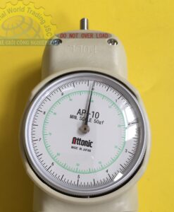 Đồng hồ đo lực kéo đẩy 10kg/100n, vạch chia 50g/0.5n, hiển thị đồng hồ cơ mechanical force gauge AP-10 Attonic