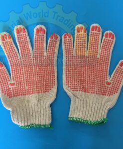 Găng tay len phủ hạt nhựa màu cam 60g TGCN-27003 OEM-1214