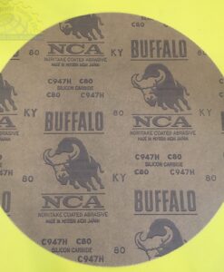 Giấy mài mẫu đường kính 250mm, độ mịn grit #80, không có keo dính 250-80 Herzog