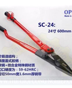 Kềm cắt dây đai thép, độ dài 600mm, dùng cho dây đai bản rộng 16/19/32 mm, dày 0.4~1.2mm  SC-24 OPT