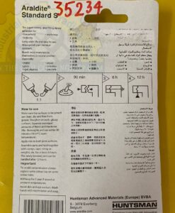 Keo 2 thành phần dán khô nhanh 90 phút 17ml keo hai thành phần Alradite standard (2x17ml/vỉ) TGCN-35234 Araldite