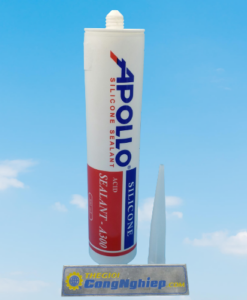 Keo silicone Apollo A300 300ml màu trắng trong  TGCN-20413 APOLLO