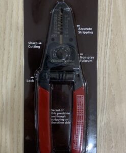 Kìm tuốt dây điện kích thước dài 155mm Dùng cho dây đặc và dây bện AWG 12, 14, 16, 18, 20, 22, 24mm  3500E-1 Vessel