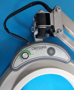 Kính lúp công nghiệp loại kẹp bàn, thấu kính 2x, kèm đèn led kính lúp kẹp bàn Otsuka dùng trong phòng thí nghiệm, ENVL-F 2X ENVL-F 2X OTSUKA