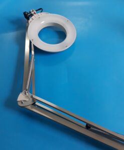 Kính lúp công nghiệp loại kẹp bàn, thấu kính 2x, kèm đèn led kính lúp kẹp bàn Otsuka dùng trong phòng thí nghiệm, ENVL-F 2X ENVL-F 2X OTSUKA