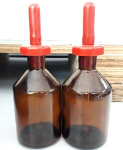 Lọ thuỷ tinh có ống nhỏ giọt màu trăng 125ml  TGCN-24740 OEM-579