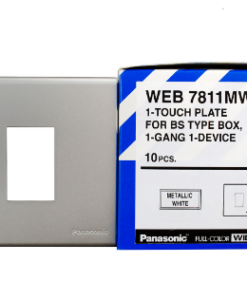 Mặt vuông dùng cho 1 thiết bị   WEB7811MW Panasonic