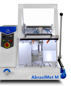 Máy cắt thủ công ABRASIMET M, nguồn điện  380-480VAC, 3 pha, 50/60Hz; cắt 2 lát/ lần ; Kích thước đĩa: 254mm or 305mm; Tốc độ đĩa: 3000/2600 vòng/phút; Công suất motor: 5.5Hp  10-10107-400 Buehler