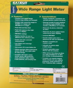 Máy đo cường độ ánh sáng 40-400000 Lux  EA30 Extech