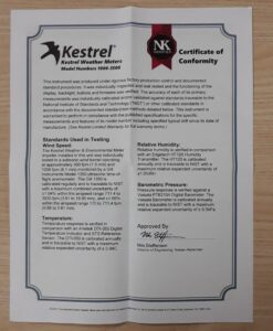 Máy đo tốc độ gió, nhiệt độ không khí 2000 KESTREL