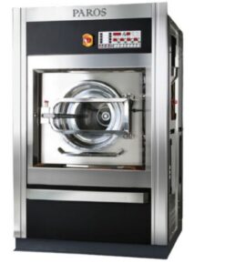 Máy giặt công nghiệp lồng treo công suất 25kg, 220/380V, 5HP/3.7kw/h, 10kwh HS Cleantech  HSCW-E/S25 Paros