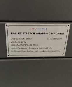 Máy Quấn Màng Pallet Tự Động tải trọng 2000kg, kích thước đóng gói 500-1200mm  TGCN-51092 JCVTECH
