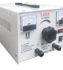 Máy sạc bình ắc quy 1 chiều màu nâu nhạt 220V, kích thước 290 x 220 x 180 (cm) BC1815 LIOA