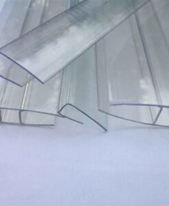 Nẹp nhựa ngăn nước cửa kính chữ U dày 10mm dài 2.2m màu trong  TGCN-48046 OEM-2002