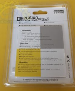 Nhiệt ẩm kế treo tường dải đo nhiệt độ -10°C ~ 50°C, dải đo độ ẩm 10% ~ 99%RH  HTC-1 OEM-245