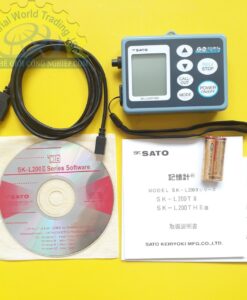 Nhiệt ẩm kế tự ghi dải đo nhiệt độ -15 đến 65.0°C, dải đo độ ẩm 10 đến 99.9% rh datalogger model SK-L200THII Alpha (Main Unit) -15 to 65.0°C SK-L200THIIα Sato