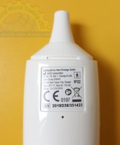 Nhiệt kế điện tử đo trán, dải nhiệt 32–42ºC, độ chính xác 0,2ºC, khoảng cách đo từ 1-15cm SFT 77 Sanitas