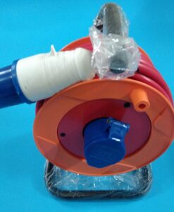 Ổ cắm kéo dài quay tay kiểu RULO ổ cắm 1 pha 3 dây dài 15m tải 16A QN1P16CCA-15 LIOA