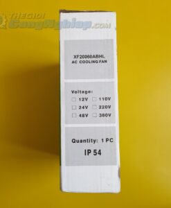 Quạt tản nhiệt, kích thước 200 x 200 x 60 mm, điện áp AC 220/240V  XF20060ABHL JanFa
