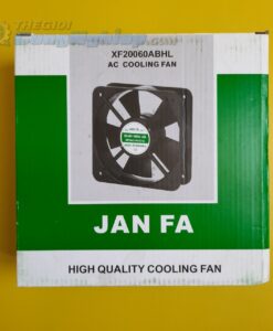 Quạt tản nhiệt, kích thước 200 x 200 x 60 mm, điện áp AC 220/240V  XF20060ABHL JanFa